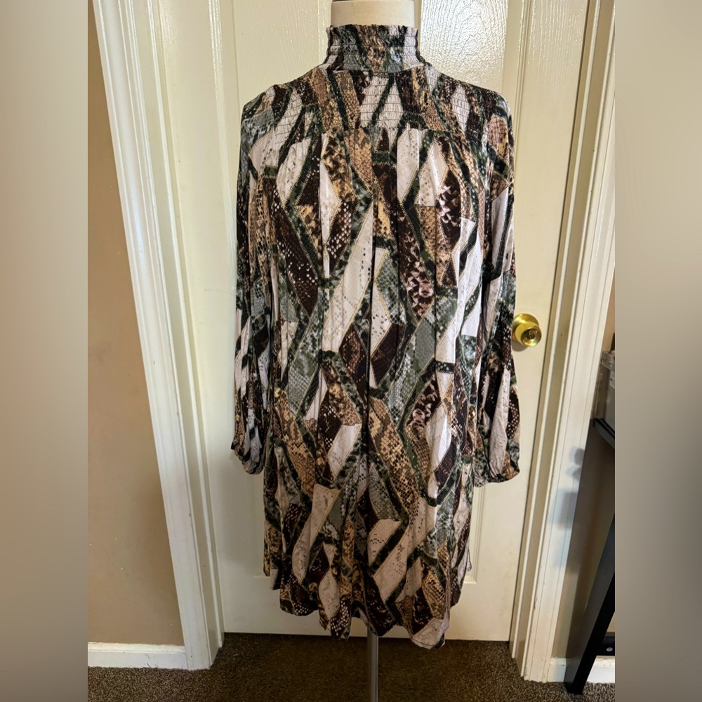 Animal print dress